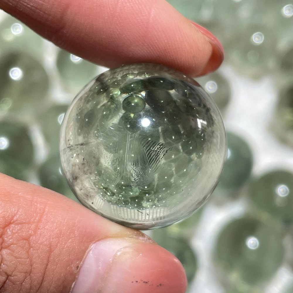 High Quality Green Amethyst Crystal Sphere Ball Wholesale -Wholesale Crystals