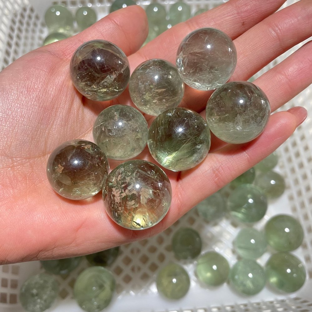 High Quality Green Amethyst Crystal Sphere Ball Wholesale -Wholesale Crystals