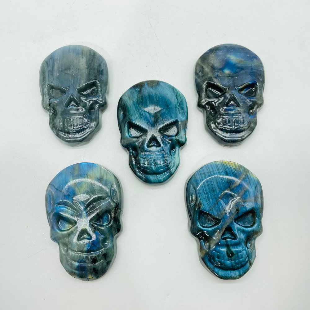 High Quality Labradorite Skull Carving Crystal Wholesale -Wholesale Crystals