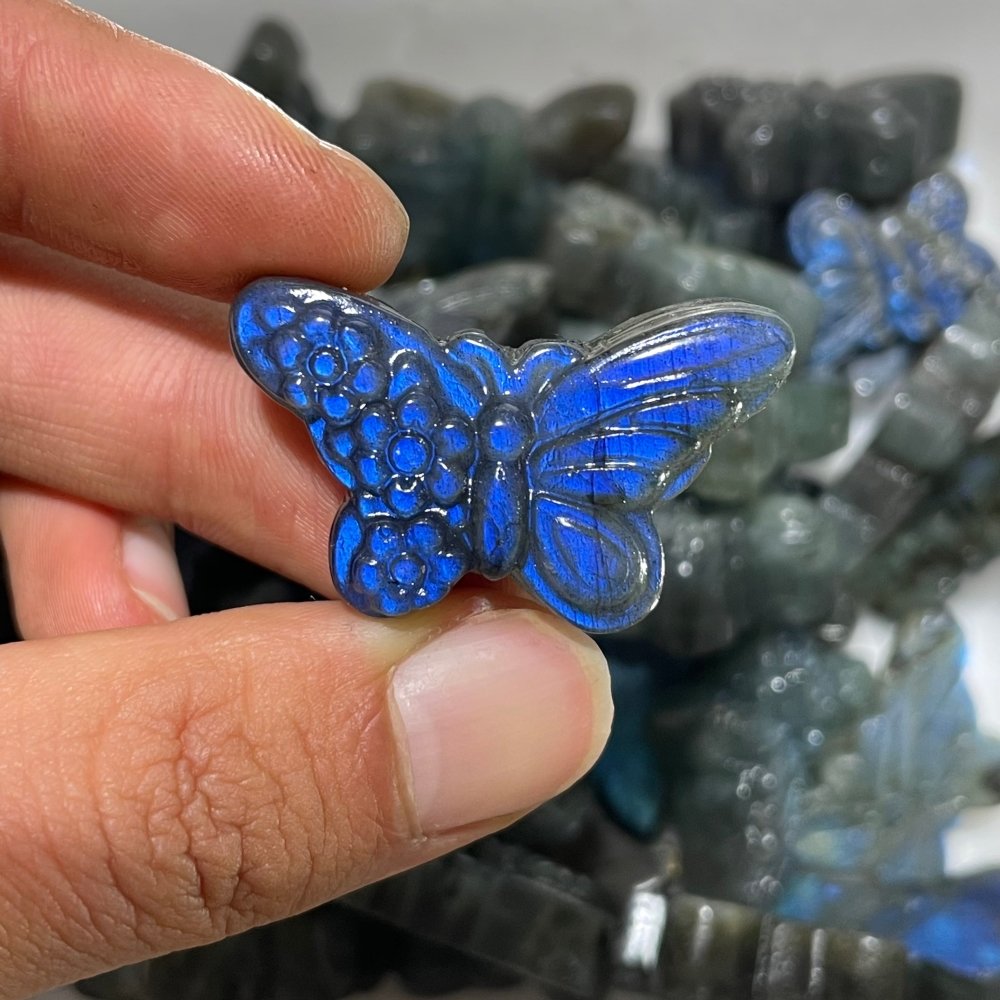 High Quality Labradorite Stone Butterfly Carving Wholesale -Wholesale Crystals