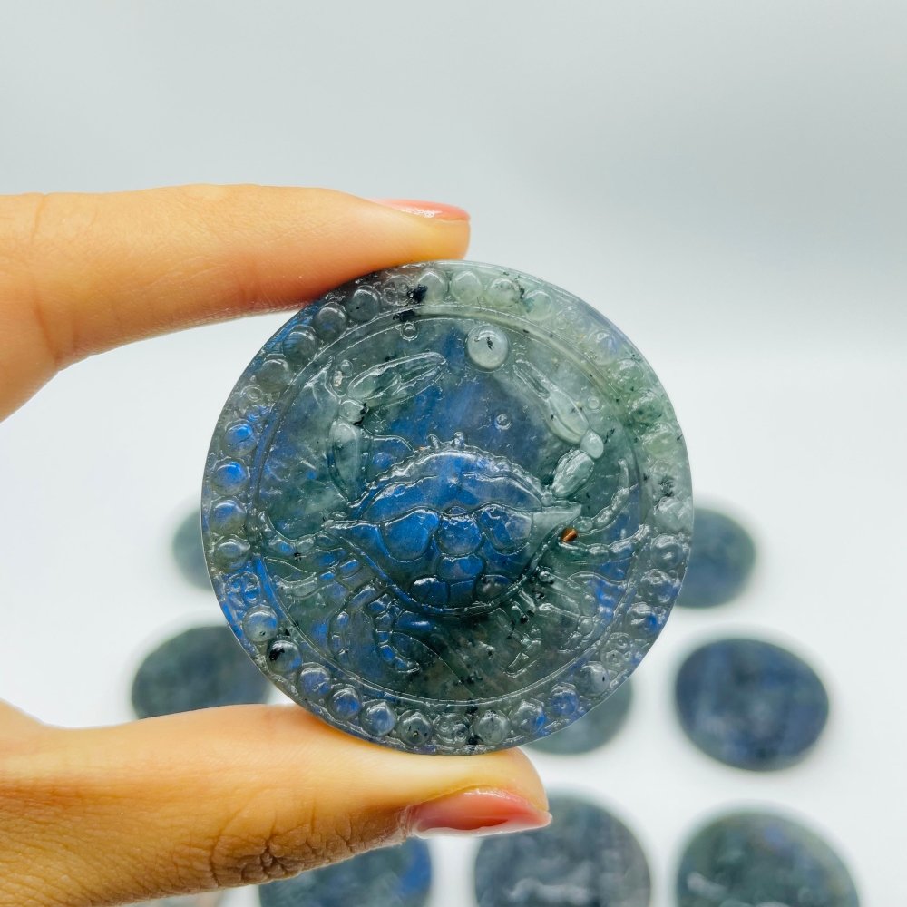 High Quality Labradorite Twelve Constellations Carving Wholesale -Wholesale Crystals