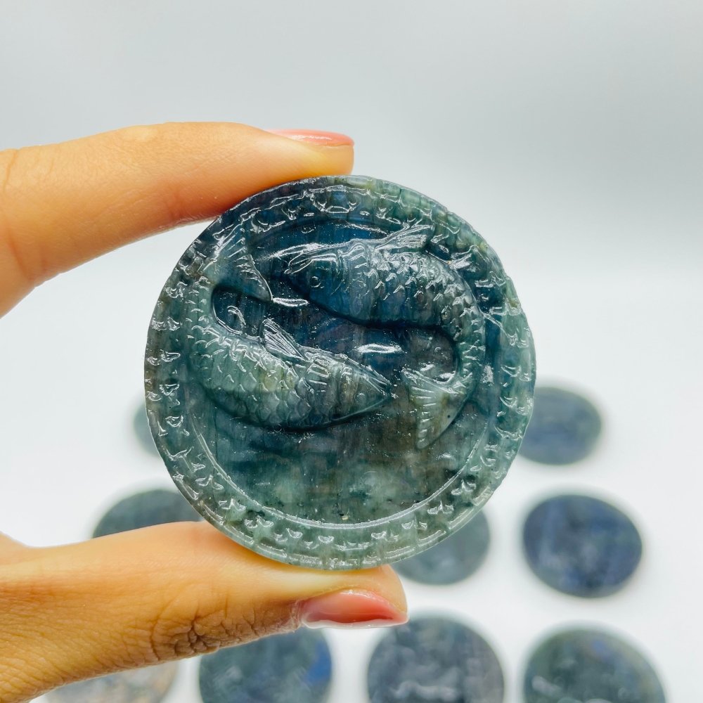 High Quality Labradorite Twelve Constellations Carving Wholesale -Wholesale Crystals