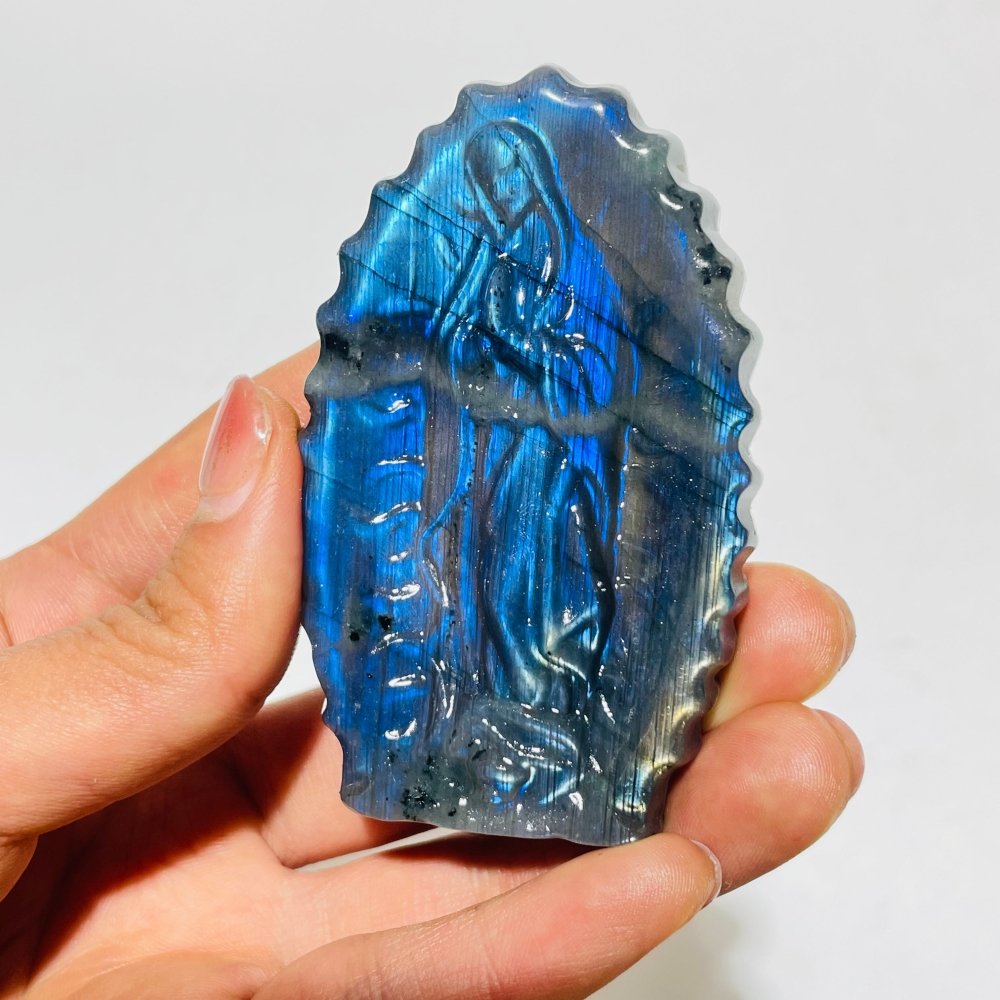 High Quality Labradorite Virgin Mary Carving Wholesale -Wholesale Crystals