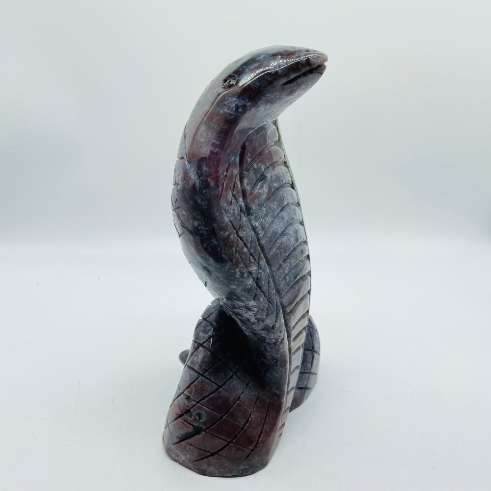 High Quality Large Ocean Jasper Cobra Snake Carving -Wholesale Crystals