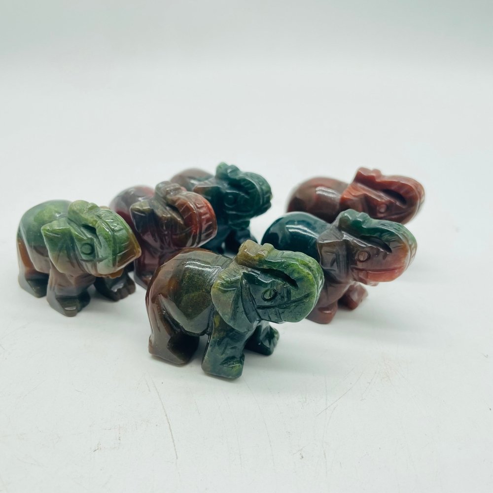 High Quality Ocean Jasper Elephant Crystals Carving Wholesale -Wholesale Crystals