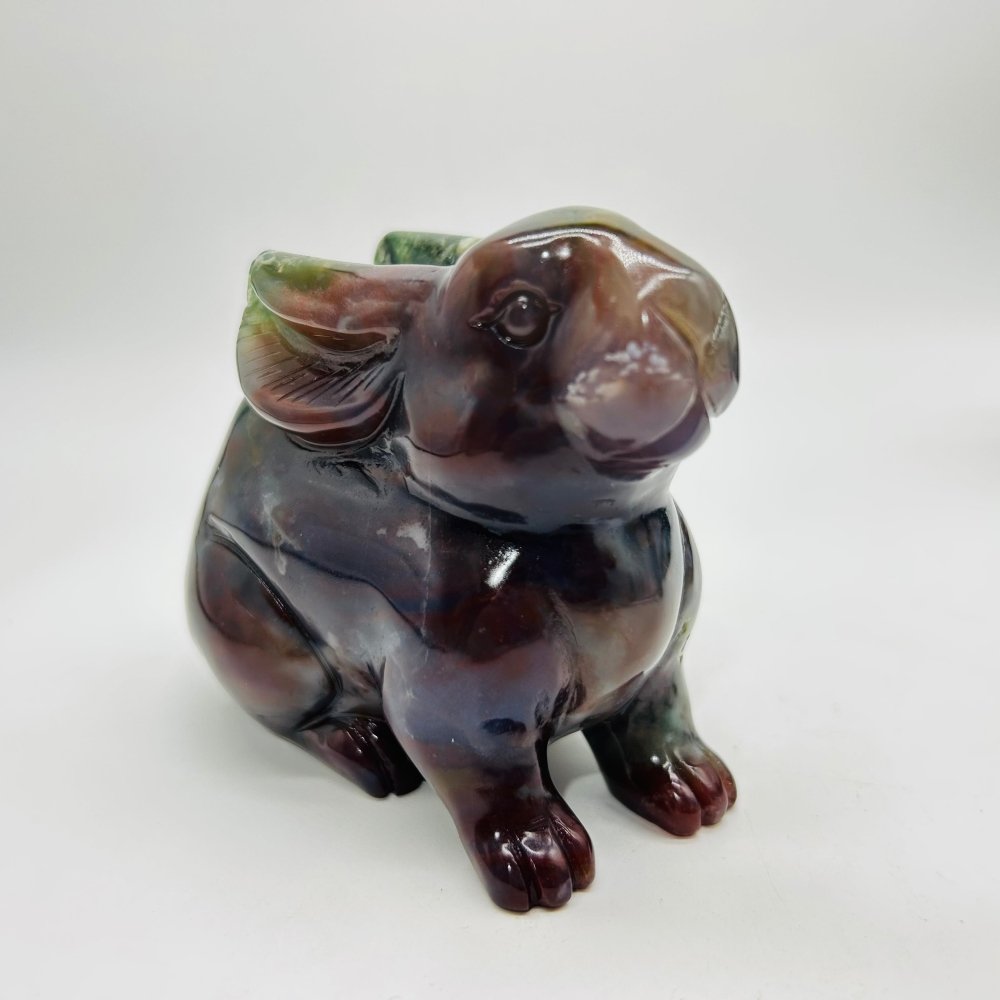 High Quality Ocean Jasper Rabbit Carving -Wholesale Crystals