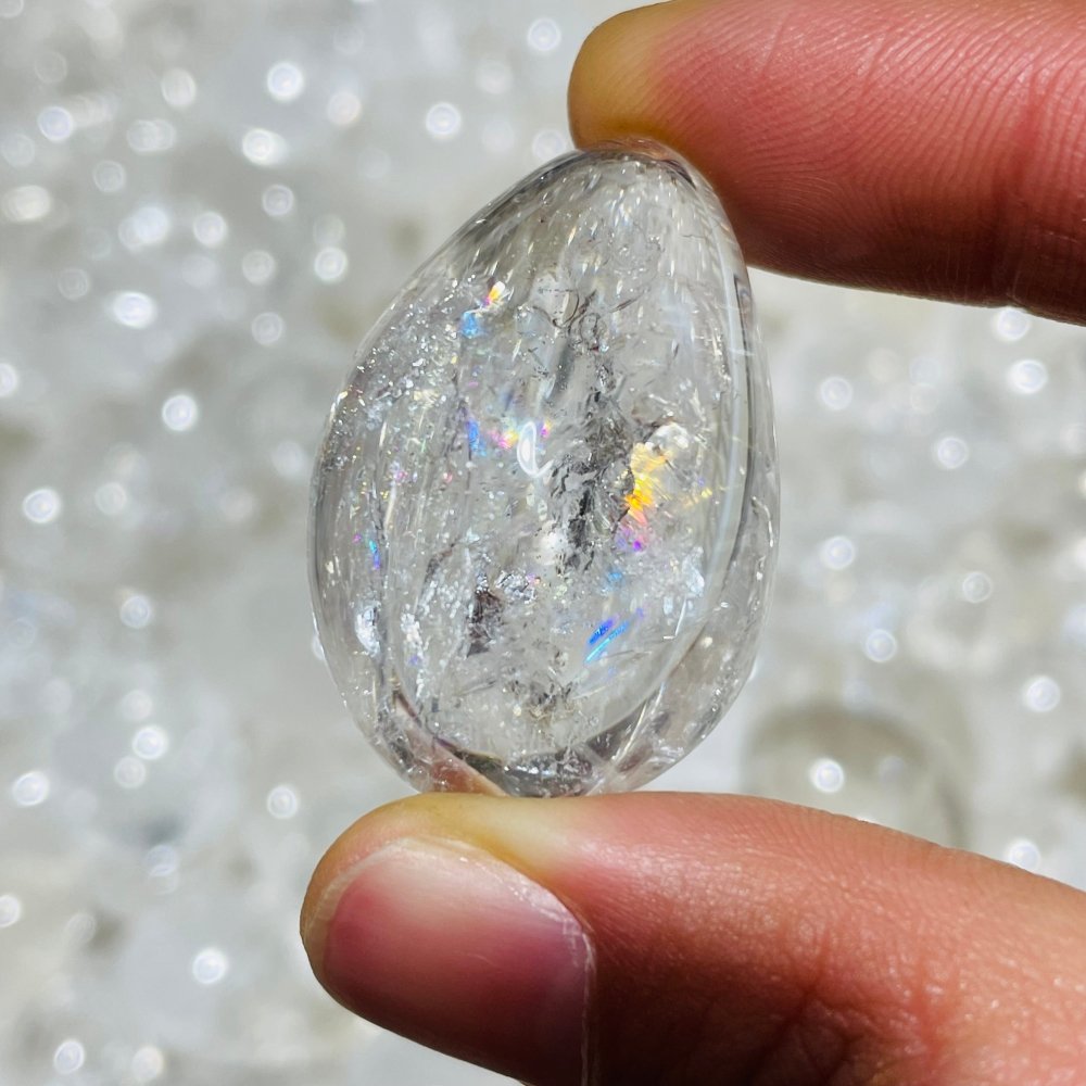 High Quality Rainbow Clear Quartz Tumbled Wholesale -Wholesale Crystals