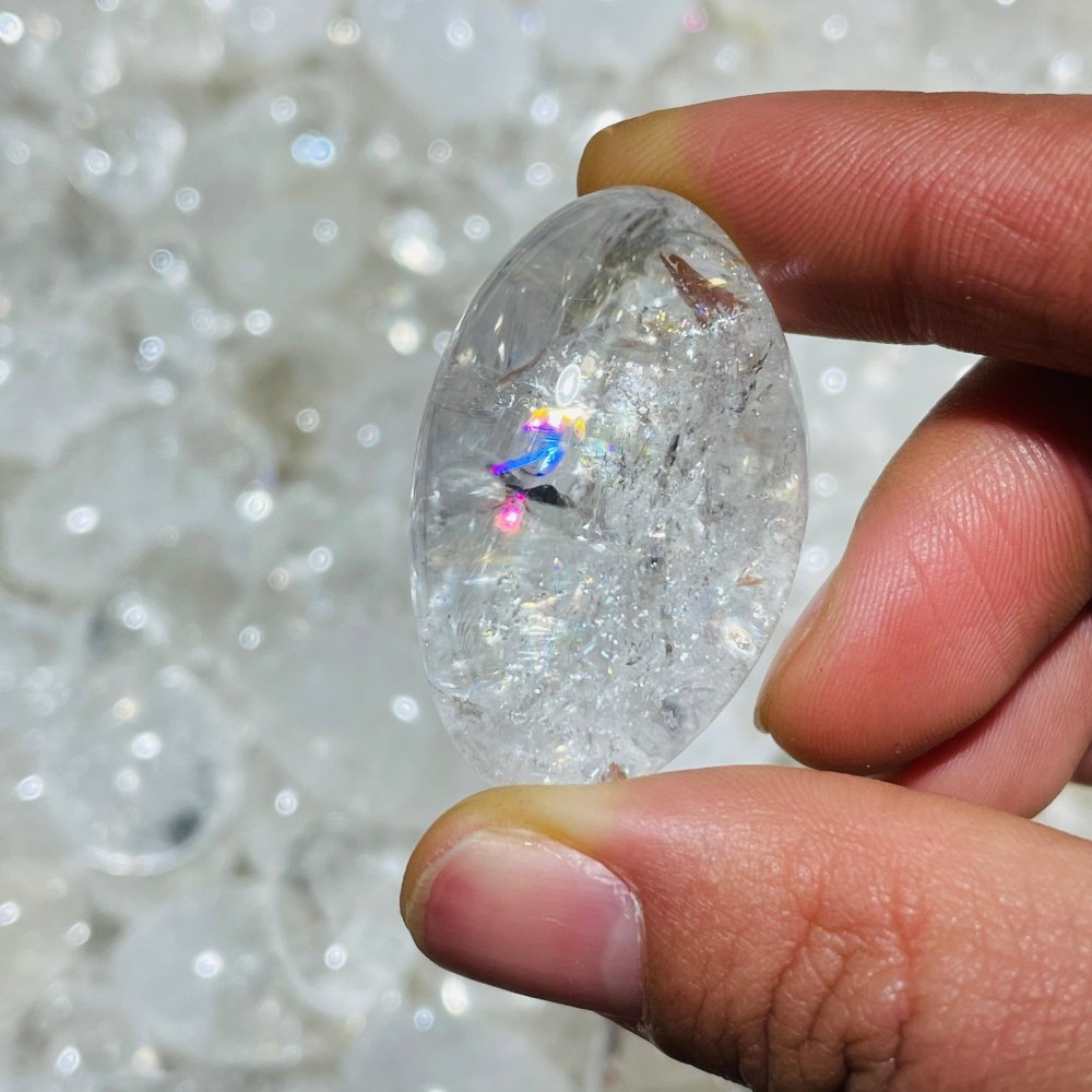 High Quality Rainbow Clear Quartz Tumbled Wholesale -Wholesale Crystals