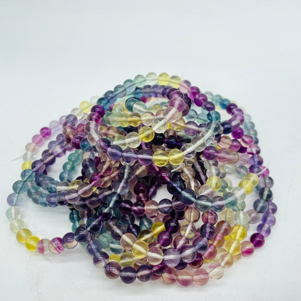 Wholesale Purple Fluorite Bracelets