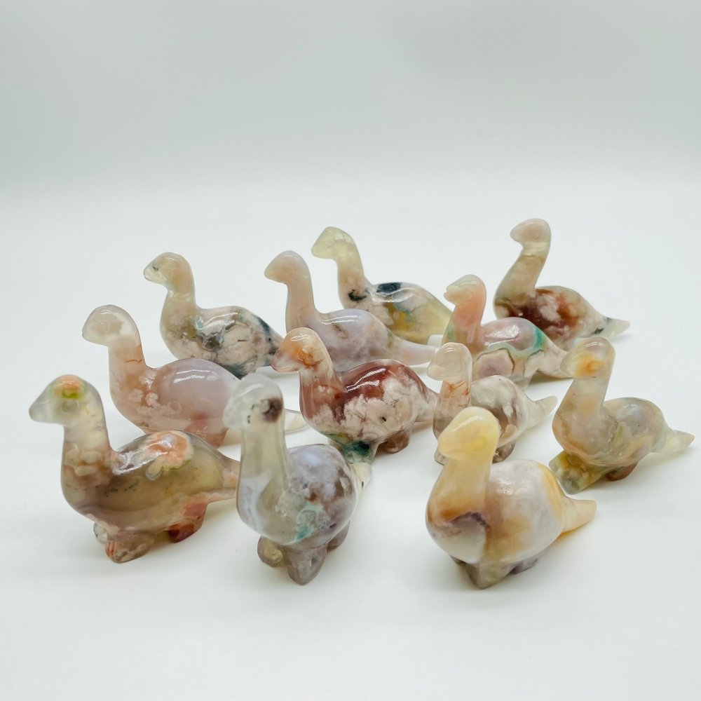 High Quality Sakura Agate Dinosaur Carving Wholesale -Wholesale Crystals