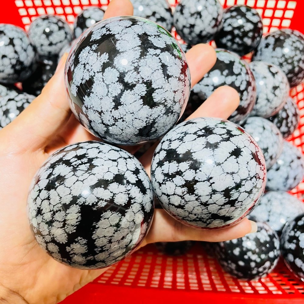 High Quality Snowflake Obsidian Sphere Ball Wholesale -Wholesale Crystals