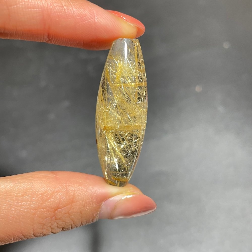 High Quality Titanium Rutile Barrel Bead DIY Pendant -Wholesale Crystals