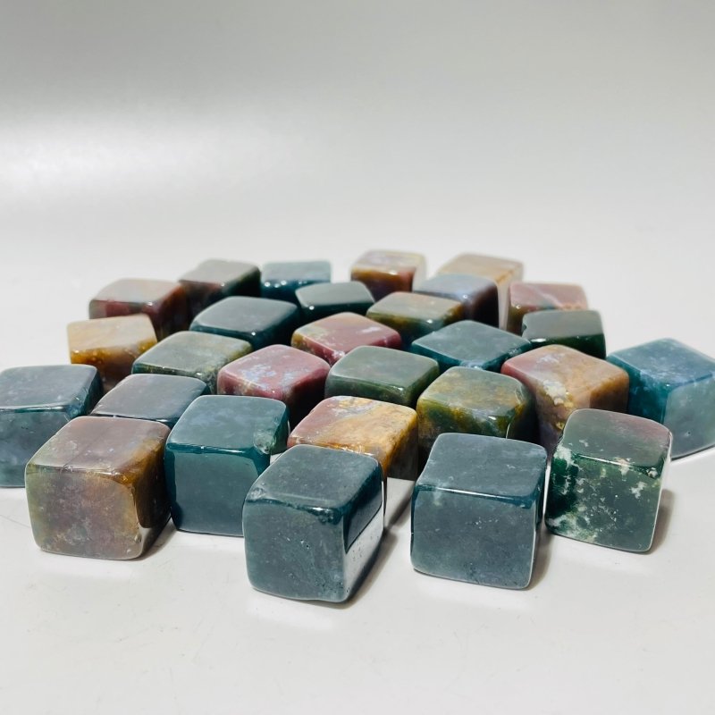 India Agate Cube Tumbled Wholesale -Wholesale Crystals