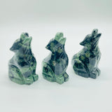 Kambaba Jasper Wolf Carving Wholesale -Wholesale Crystals