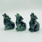 Kambaba Jasper Wolf Carving Wholesale -Wholesale Crystals