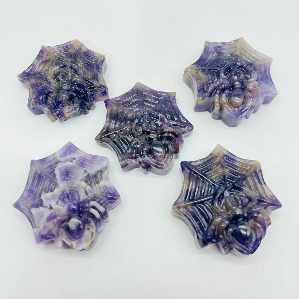 Labradorite Fluorite Spider Carving Wholesale -Wholesale Crystals