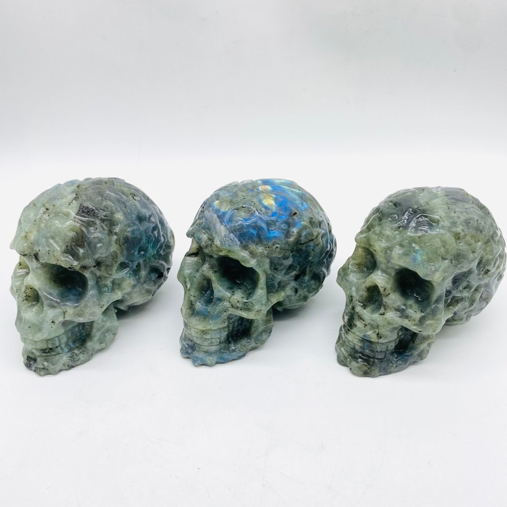 Labradorite Large Skull Carving Wholesale -Wholesale Crystals