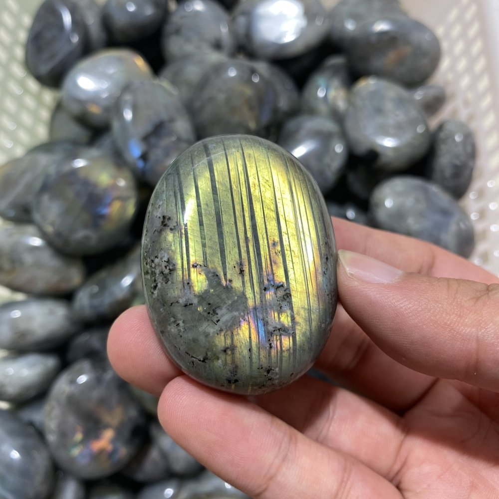 Labradorite palm stone 1kg(2.2lbs) wholesale -Wholesale Crystals