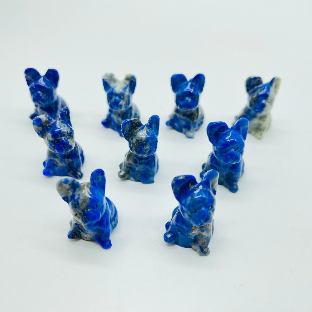Lapis Lazuli Dog Carving Animal Wholesale -Wholesale Crystals