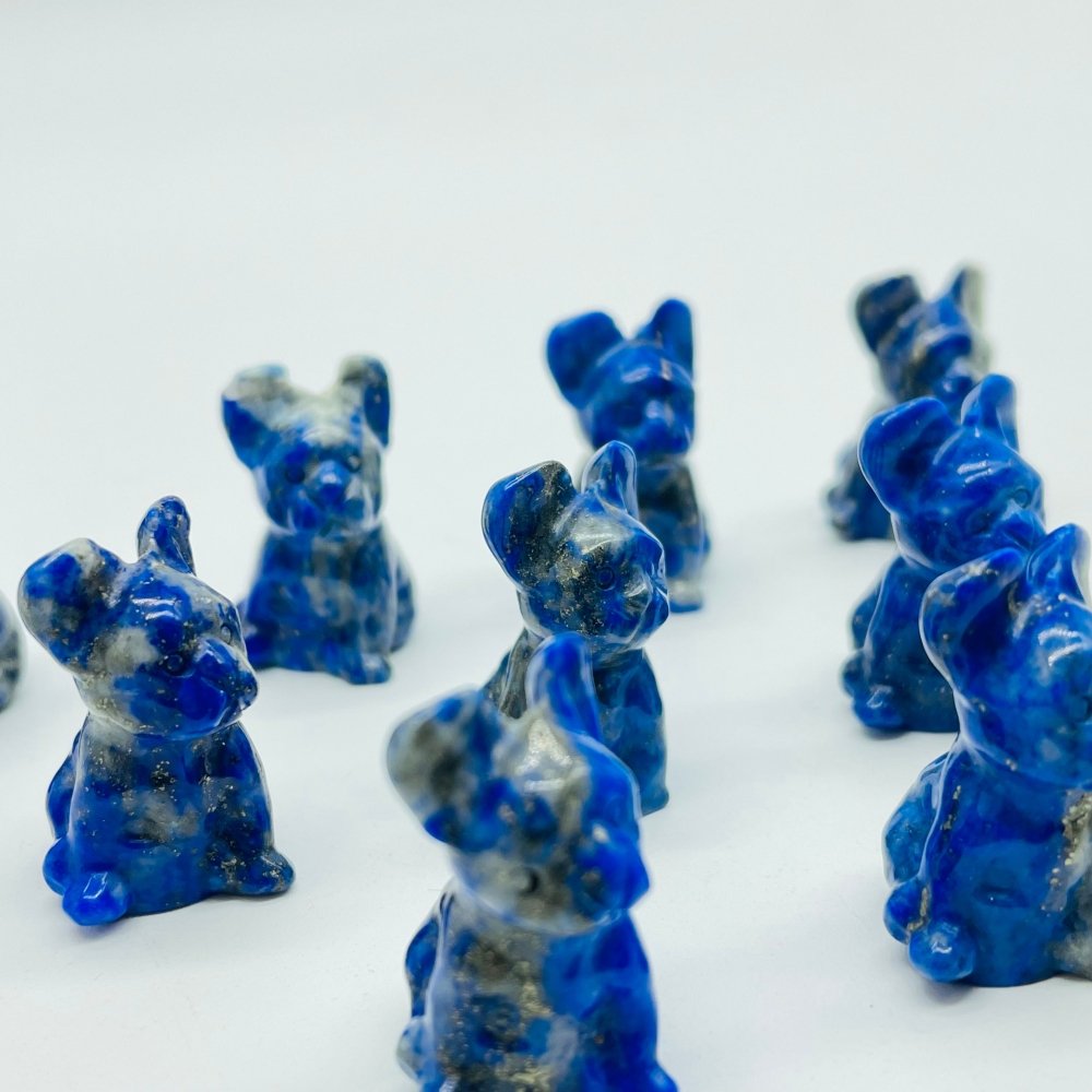 Lapis Lazuli Dog Carving Animal Wholesale -Wholesale Crystals