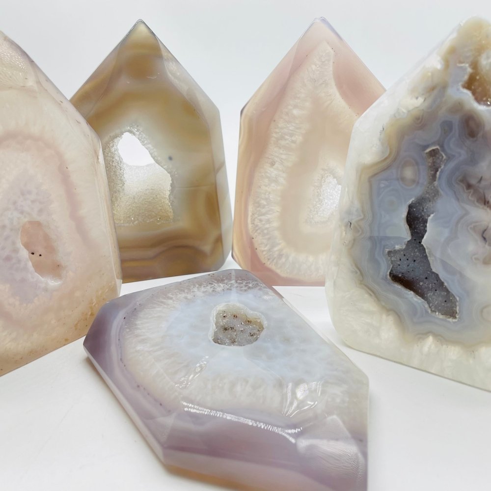Large Agate Geode Druzy Free Form Tower Point Wholesale -Wholesale Crystals