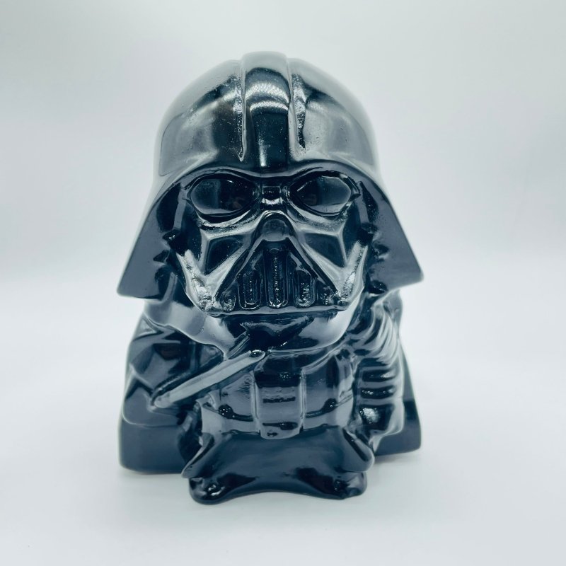 Large Black Obsidian Darth Vader Carving Wholesale -Wholesale Crystals