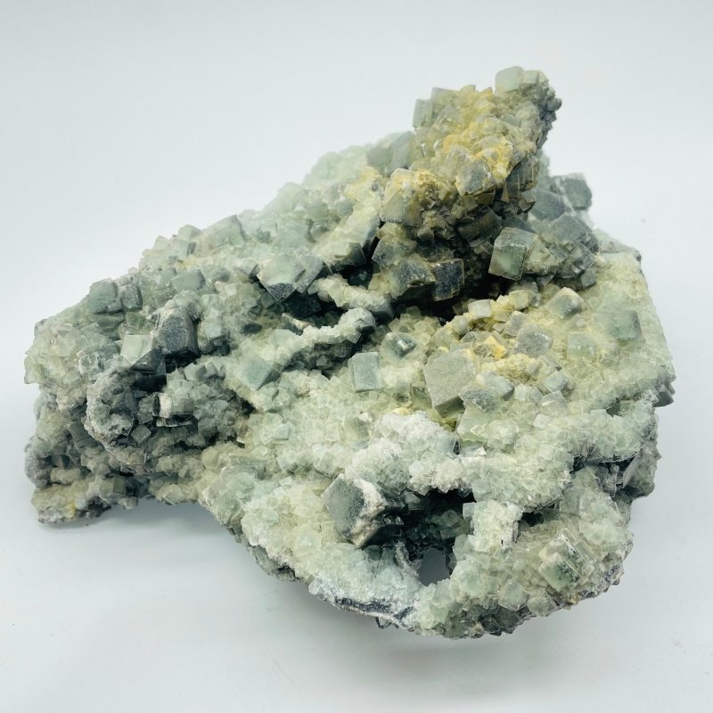 Large Fluorite Specimen Cubic Raw Stone Specimen -Wholesale Crystals