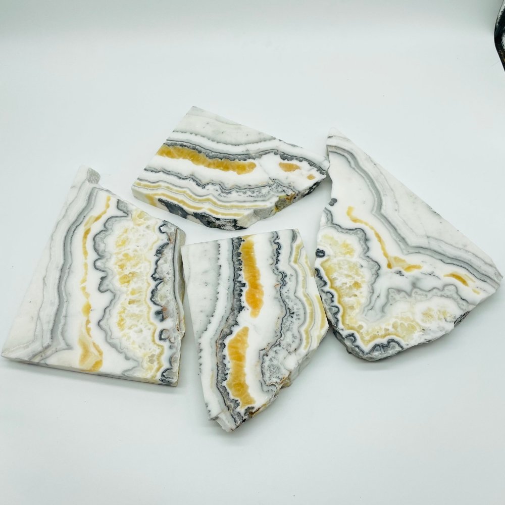 Large Grey Yellow Calcite Slab Wholesale -Wholesale Crystals
