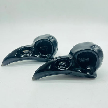 Large Obsidian Crow Skull Carving Wholesale -Wholesale Crystals