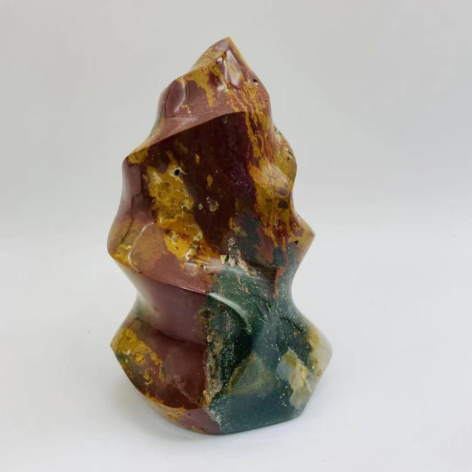 Ocean jasper outlet crystal flame