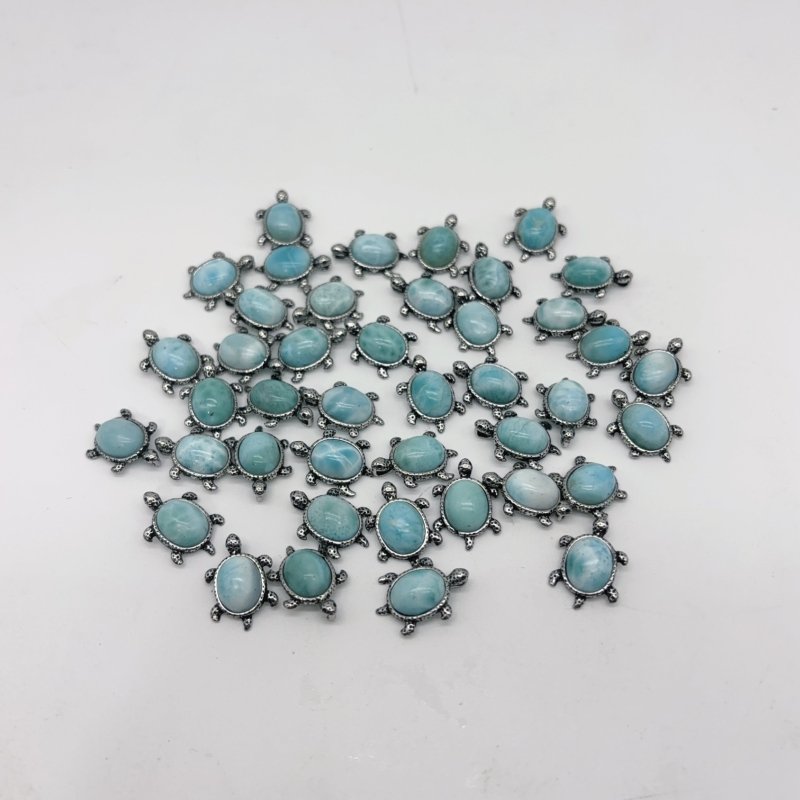 Larimar Mini Turtle Pendant Crystal Wholesale -Wholesale Crystals