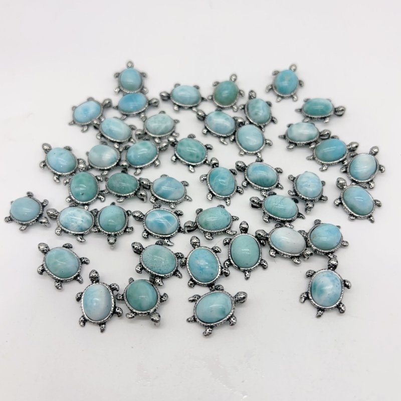 Larimar Mini Turtle Pendant Crystal Wholesale -Wholesale Crystals