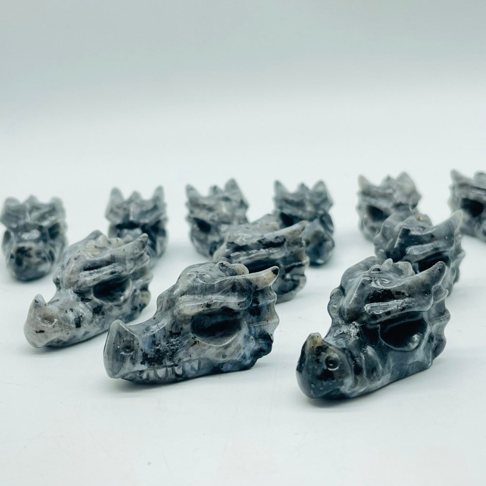 Larvikite Dragon Head Carving Wholesale -Wholesale Crystals