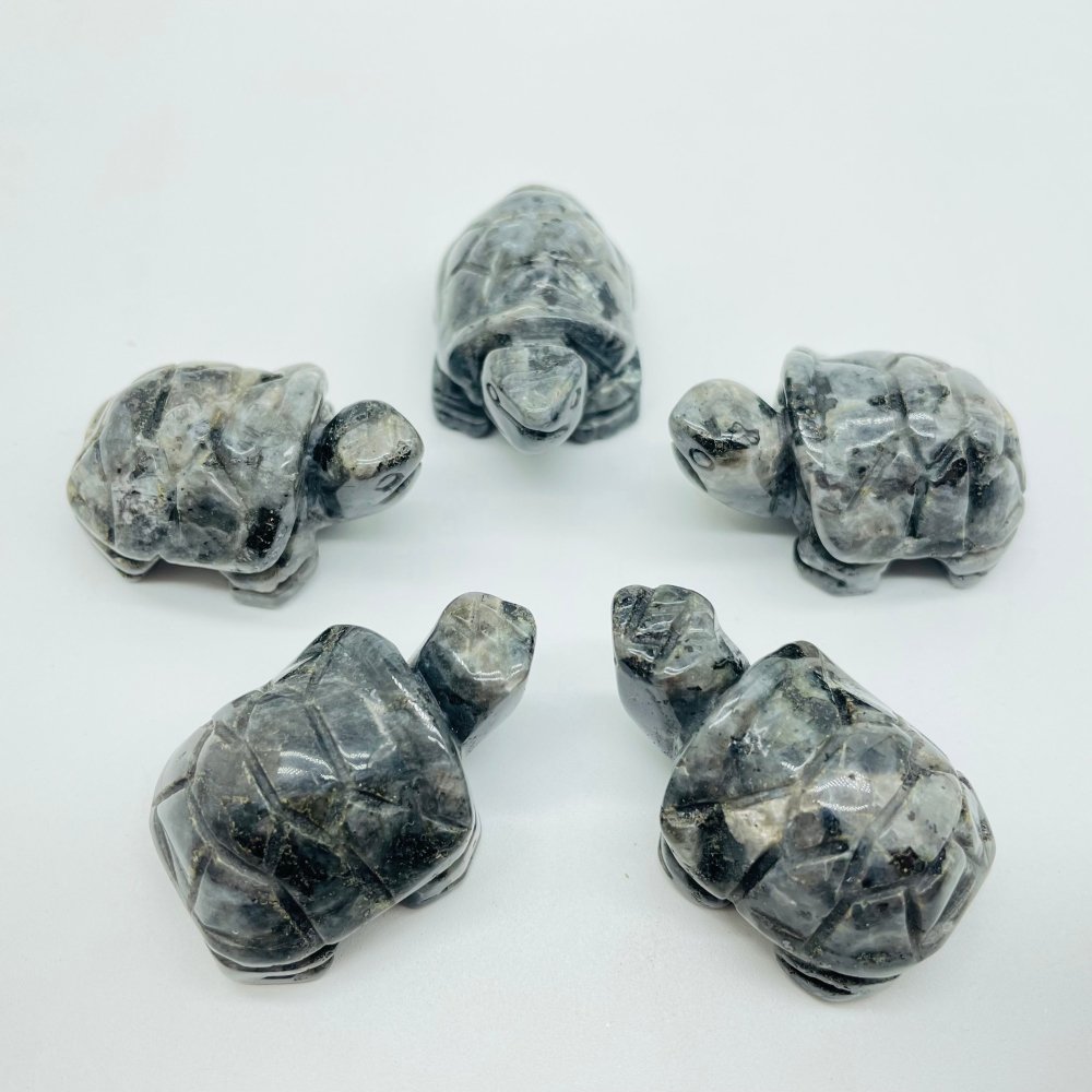 Larvikite Tortoise Carving Animals Wholesale -Wholesale Crystals