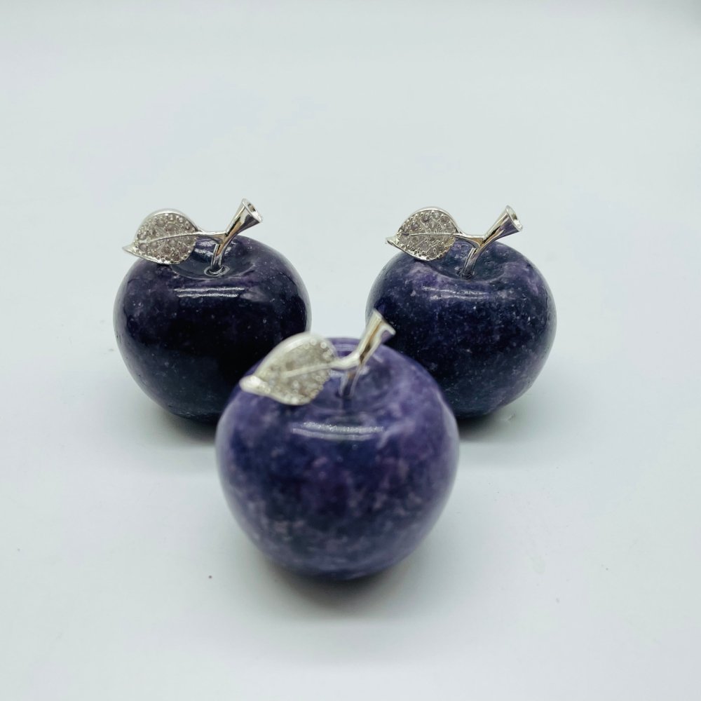 Lepidolite Apple Carving Wholesale -Wholesale Crystals