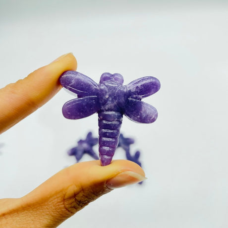 Lepidolite Dragonfly Carving Wholesale -Wholesale Crystals