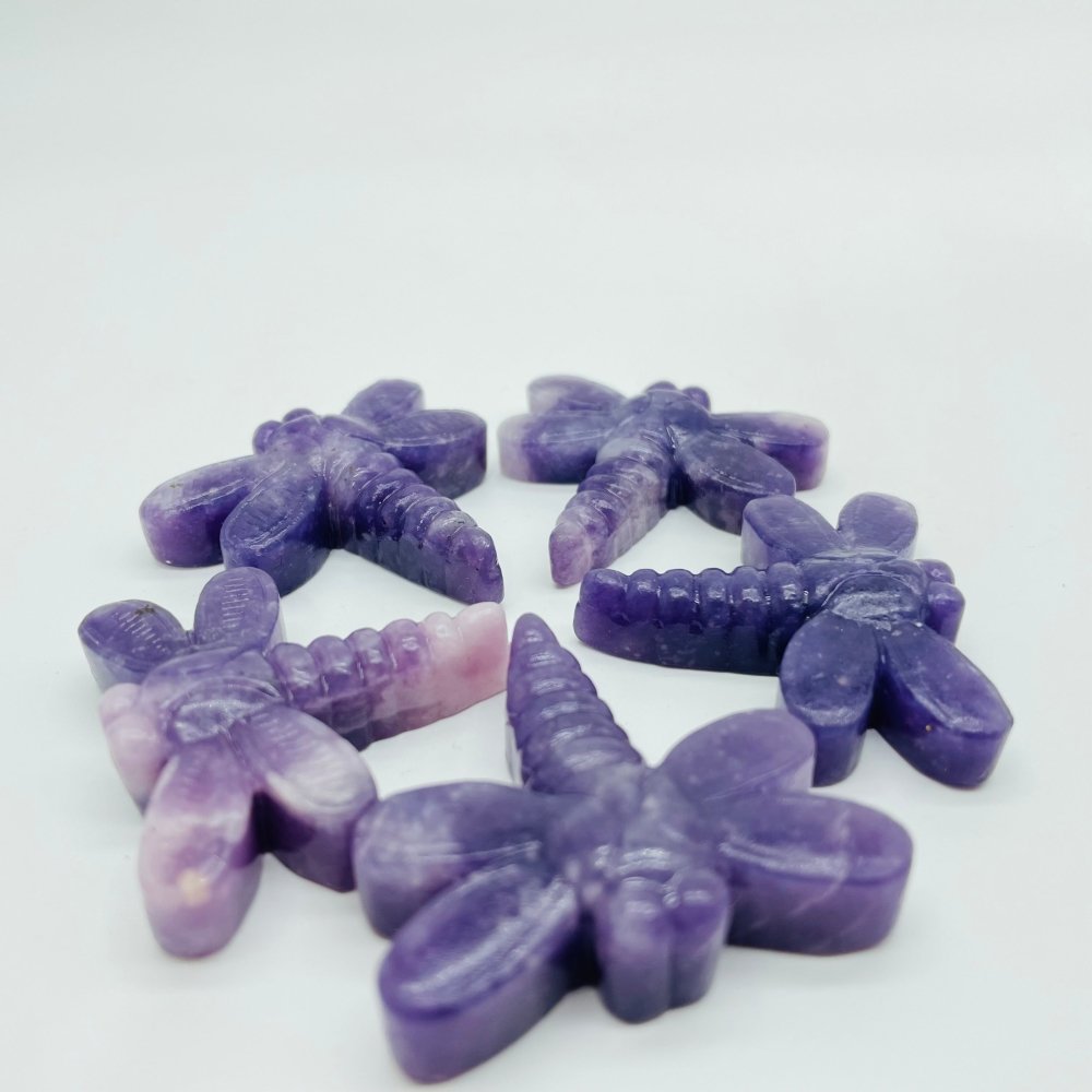 Lepidolite Dragonfly Carving Wholesale -Wholesale Crystals