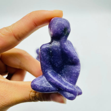 Lepidolite Thinking Woman Carving Wholesale -Wholesale Crystals