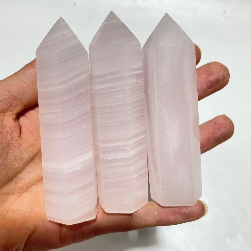 Light Pink Calcite Points Wholesale -Wholesale Crystals