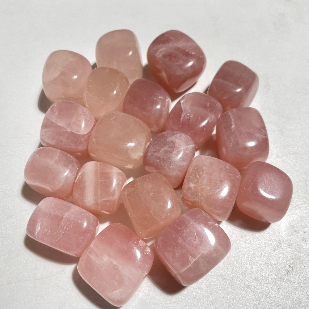 Madagascar Rose Quartz Cube Tumbled Wholesale -Wholesale Crystals