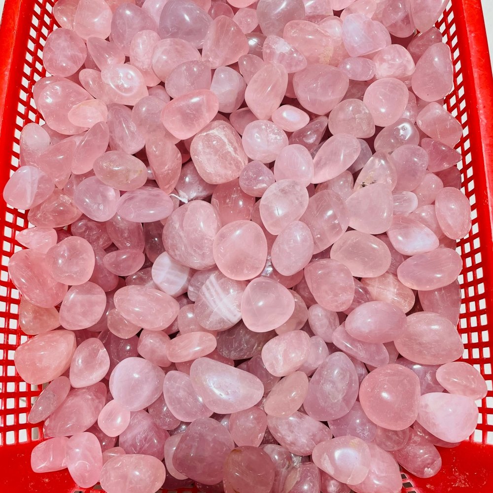 Madagascar Rose Quartz Free Form Tumbled Stones Wholesale -Wholesale Crystals
