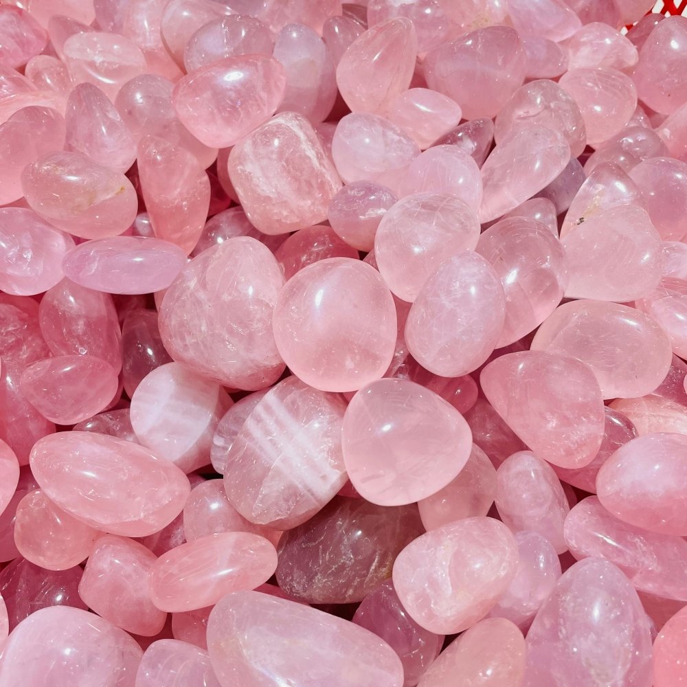 Madagascar Rose Quartz Free Form Tumbled Stones Wholesale -Wholesale Crystals