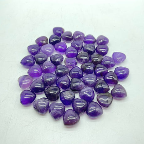 Mini Amethyst Heart For DIY Pendant Pocket Stone Wholesale -Wholesale Crystals