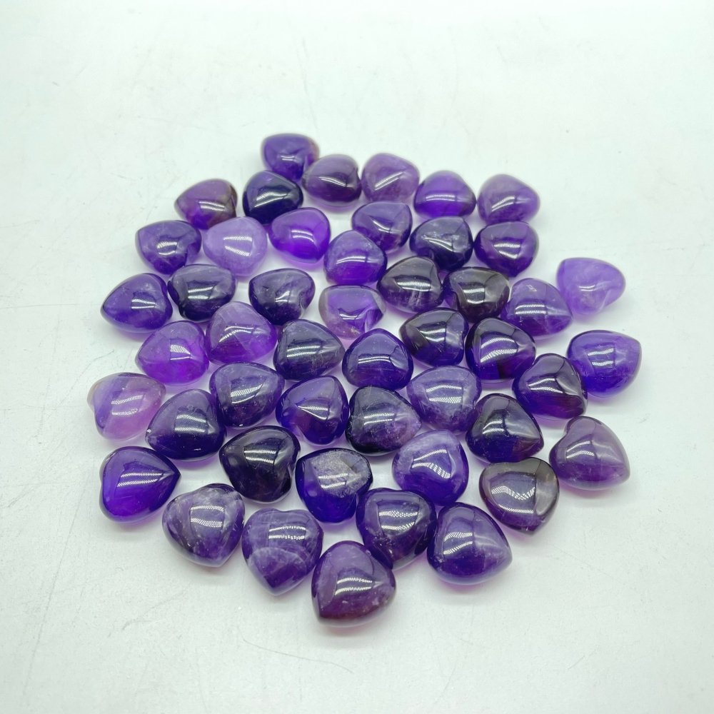 Mini Amethyst Heart For DIY Pendant Pocket Stone Wholesale -Wholesale Crystals