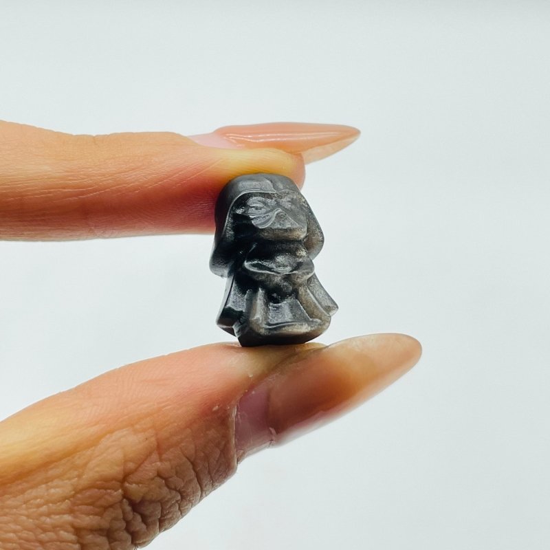 Mini Black Obsidian Darth Vader Carving Wholesale -Wholesale Crystals