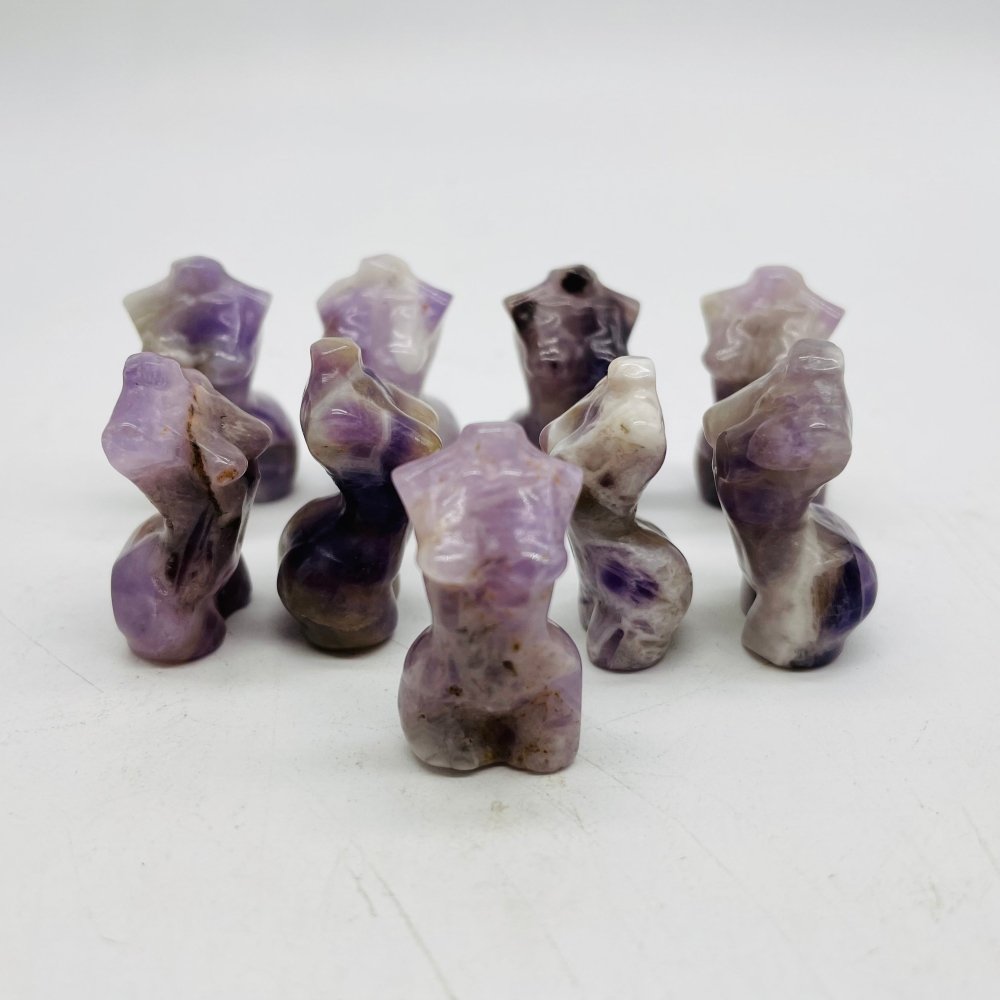 Mini Chevron Amethyst Goddess Carved Wholesale -Wholesale Crystals