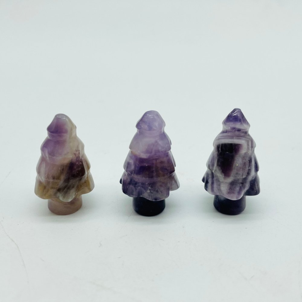 Mini Christmas Tree Carving Wholesale Green Aventurine Lepidolite -Wholesale Crystals