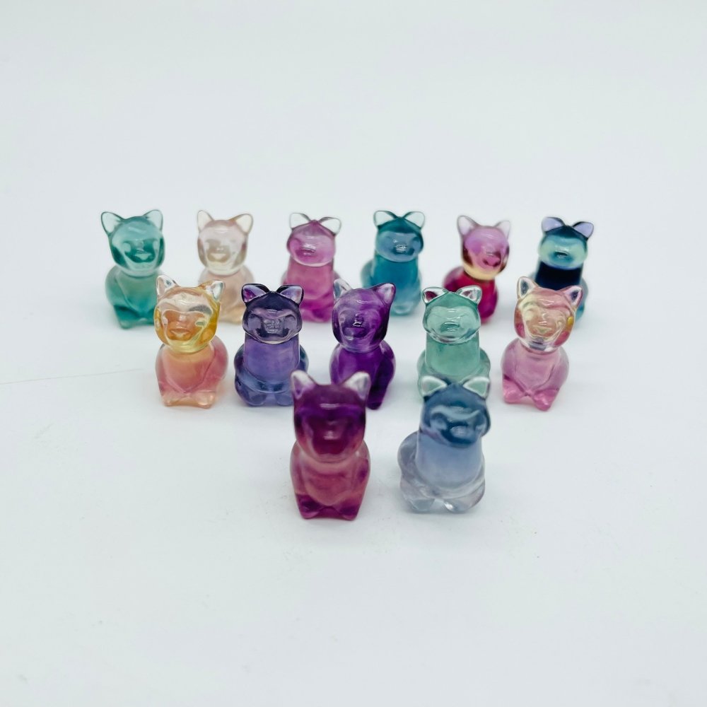 Mini Colorful Fluorite Sheep Carving Wholesale -Wholesale Crystals
