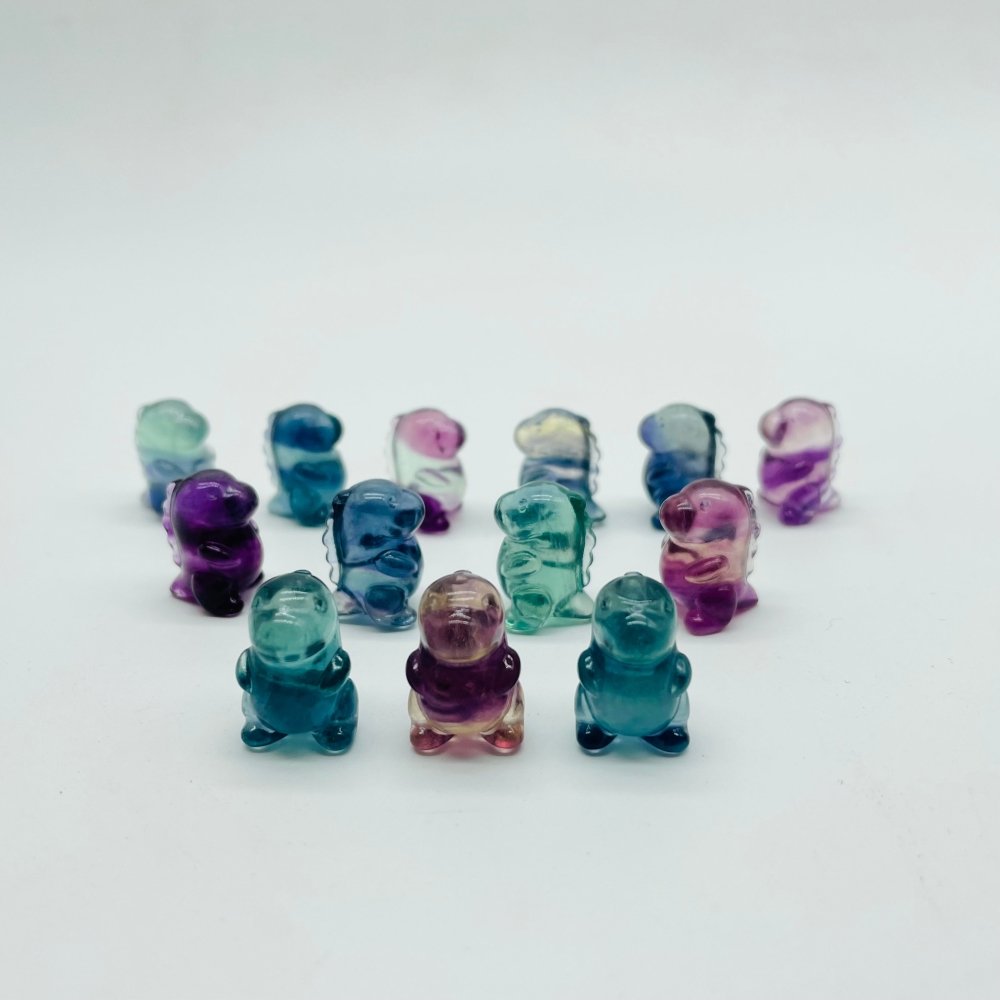 Mini Cute Fluorite Baby Dinosaur Carving Wholesale -Wholesale Crystals