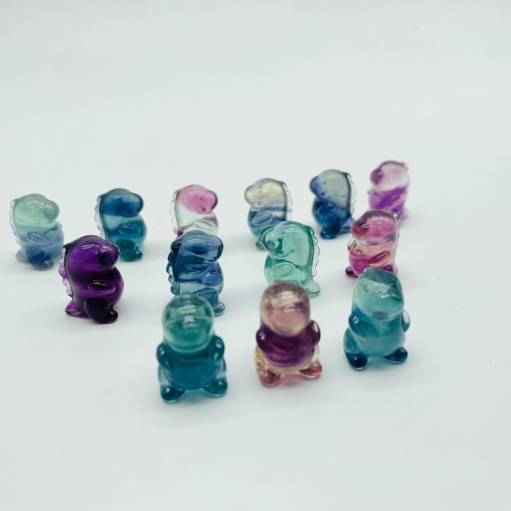 Mini Cute Fluorite Baby Dinosaur Carving Wholesale -Wholesale Crystals